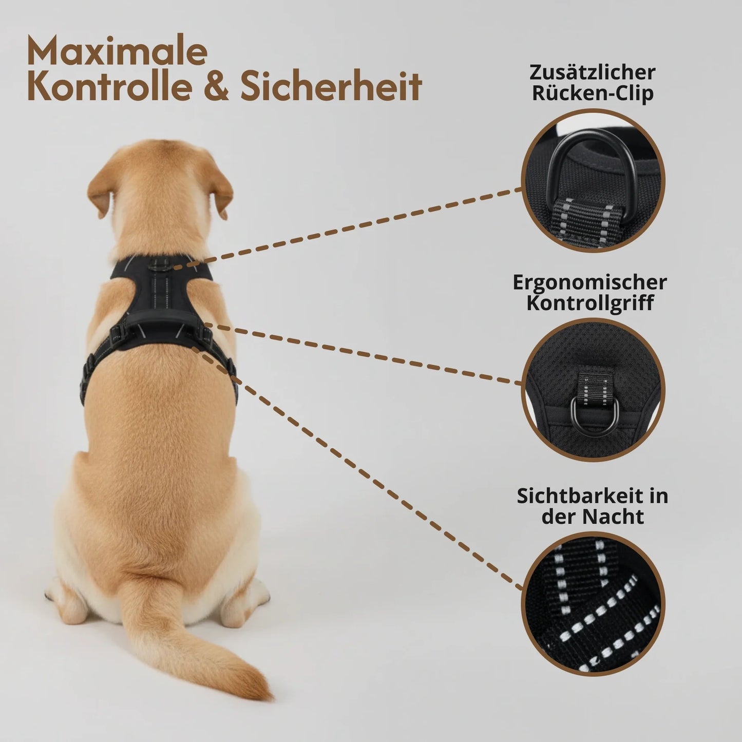 ZugFrei™ Anti-Zieh-Geschirr